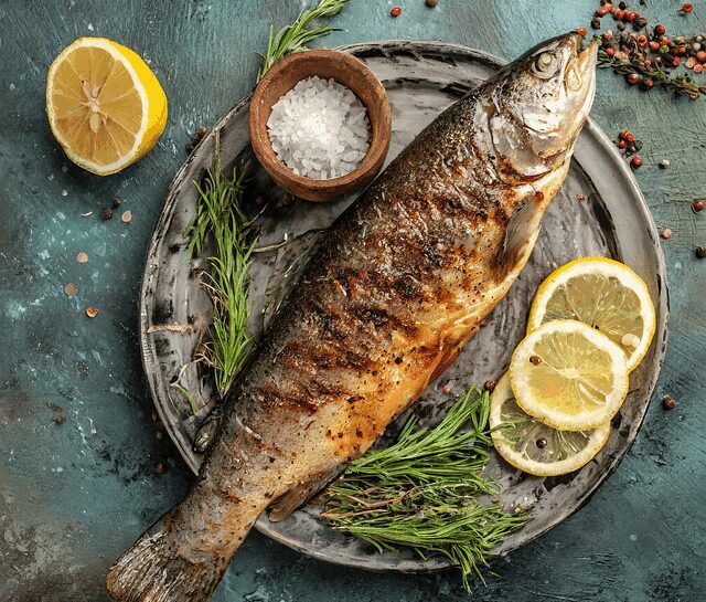 Eastern Smoked Fish and Dabu Dabu Chili Sauce