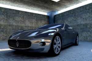 GT Line: The Fusion of Sportiness and Sophistication in Modern Automotive Design source : https://pixabay.com/illustrations/maserati-gran-turismo-car-garage-1649119/