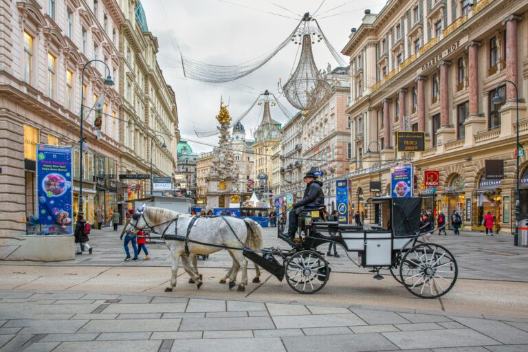 https://www.pexels.com/photo/old-carriage-on-historical-city-center-street-5204136/