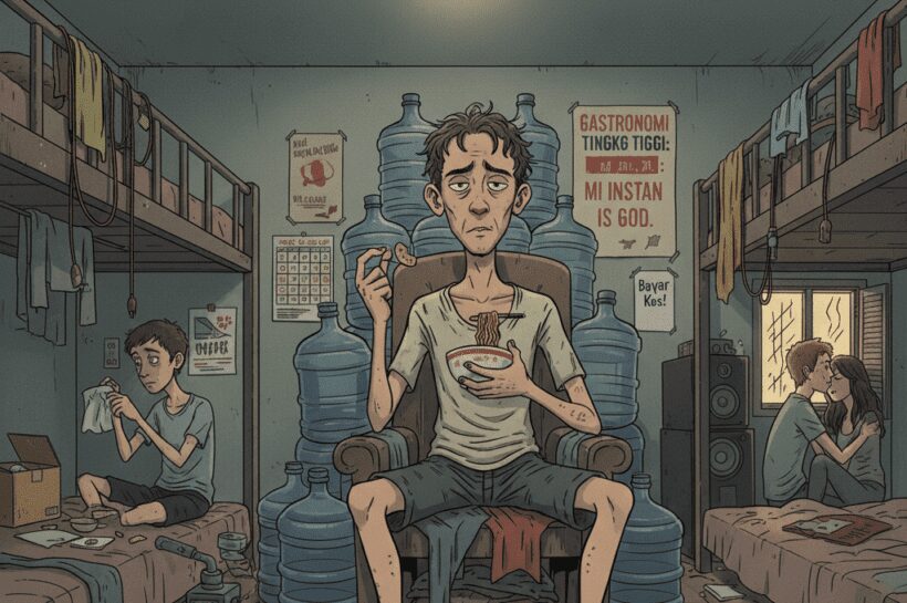 Menjadi CEO Kemiskinan: Seni Bertahan Hidup di Kamar 3×3 Tanpa Ventilasi